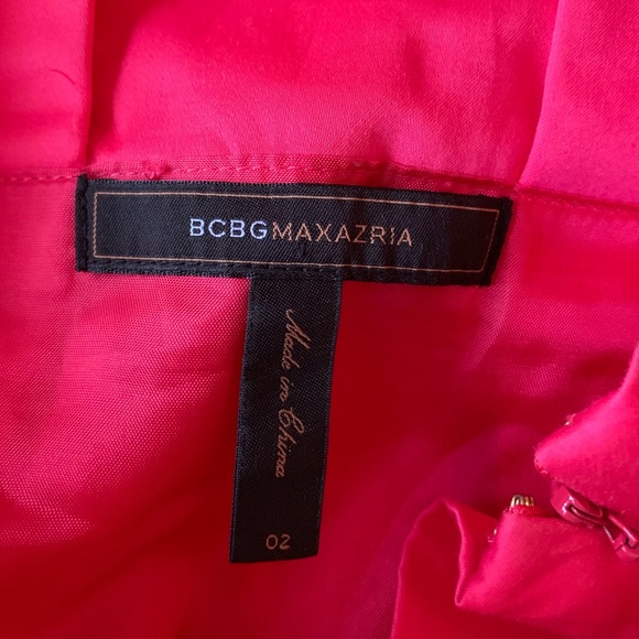 BCBG High Waisted Hot Pink Pencil Skirt - Picture 3 of 3